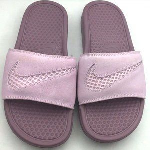 pink nike slides mens